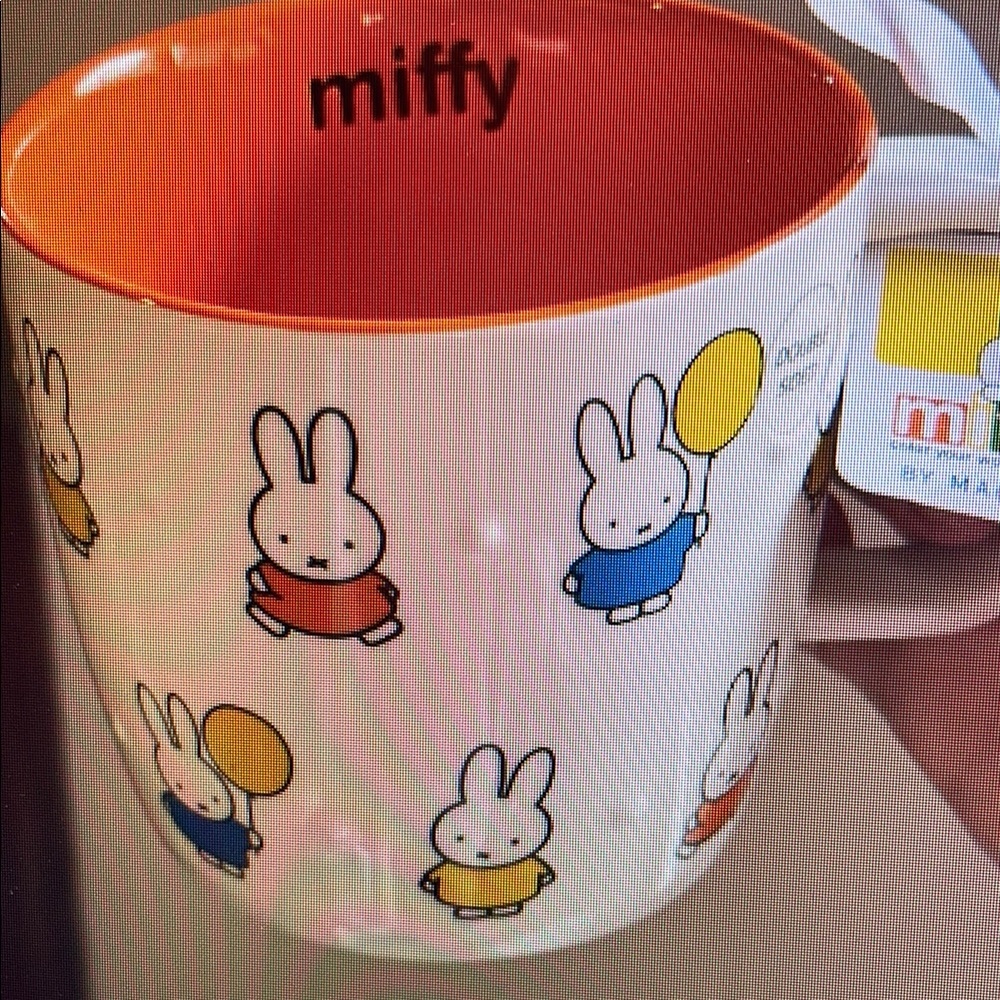 Miffy Character Mug with Orange Interior